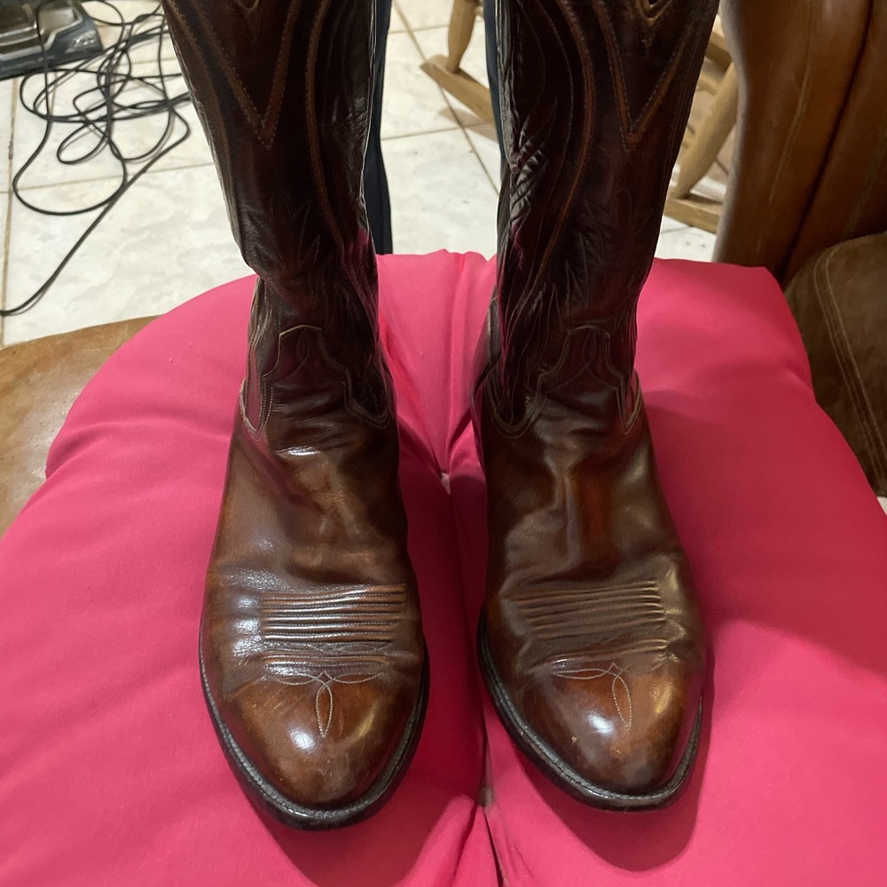 Men's Brown Lucchese Cowboy Boots